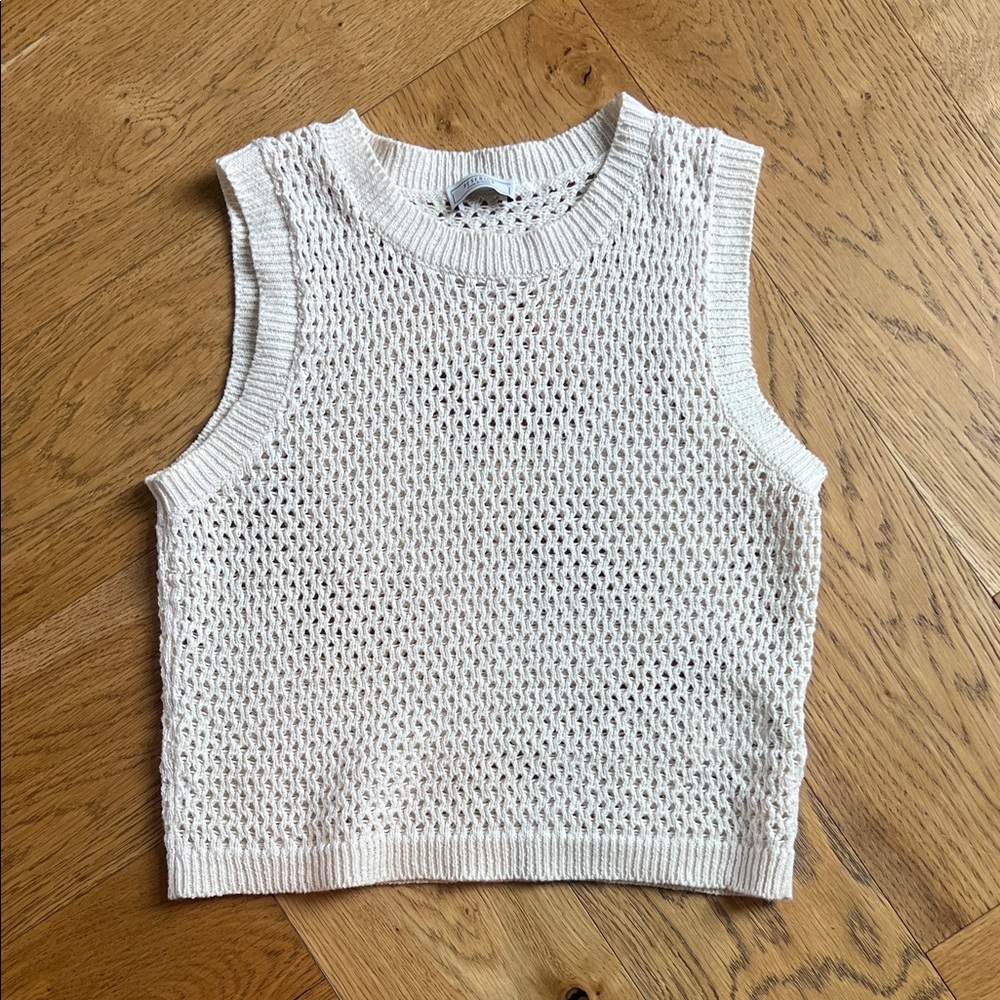 Peserico Cream Knit Tank Top